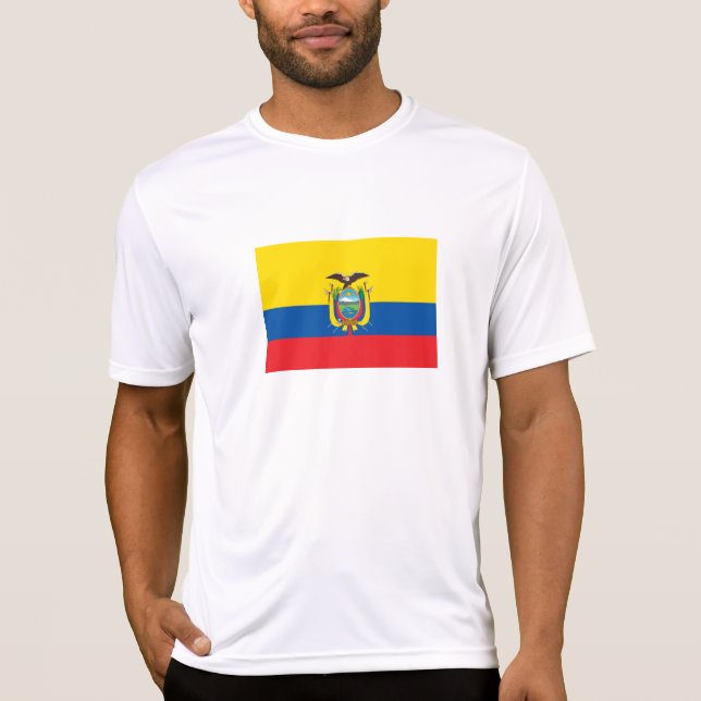 Ecuador-Flagge T-Shirt (Vorderseite)