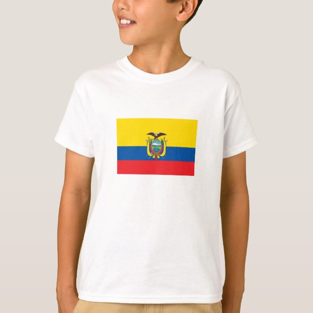 Ecuador-Flagge T-Shirt (Vorderseite)
