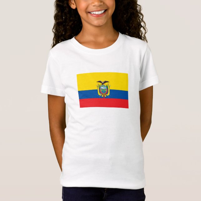 Ecuador-Flagge T-Shirt (Vorderseite)