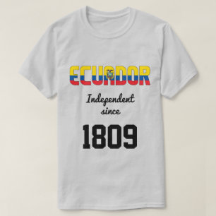 Ecuador-Flagge Unabhängigkeitsfeier T-Shirt