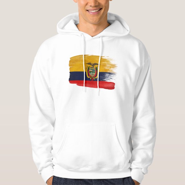 Ecuador-FlaggeHoodie Hoodie (Vorderseite)