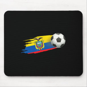 Ecuador-Flaggen-Trikot - Fußball Ll Fußll Mousepad
