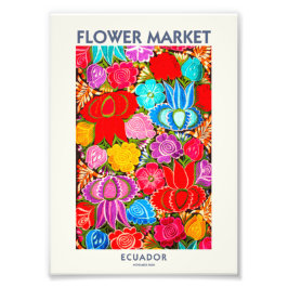 ECUADOR FLOWER MARKET | DIGITAL VERSION FOTODRUCK