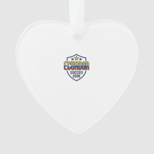 Ecuador Fußball 2026 Fußball Fett Landestypografie Ornament