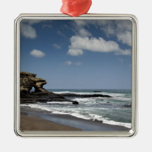 Ecuador, Galapagos, Santiago oder James). 4 Silbernes Ornament