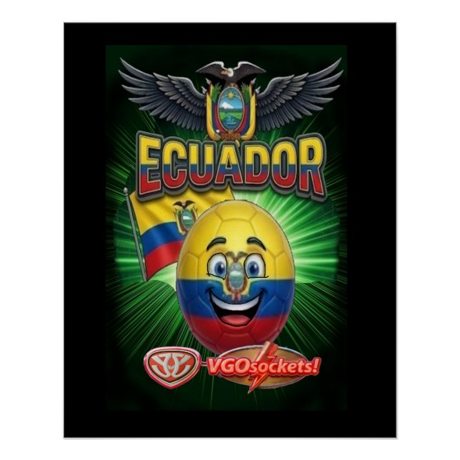 Ecuador-GBall Poster (Vorderseite)
