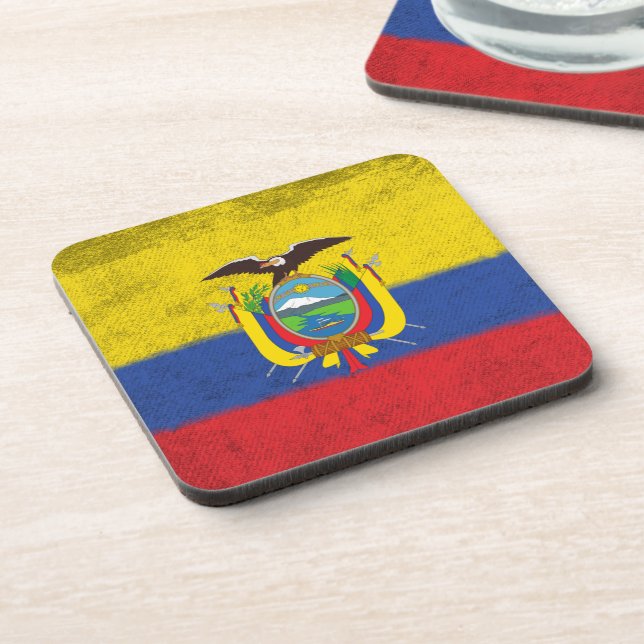 Ecuador Getränkeuntersetzer (Linke Seite)