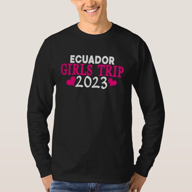 Ecuador Girls Trip  2023 Women's Bachelorette Part T-Shirt (Vorderseite)