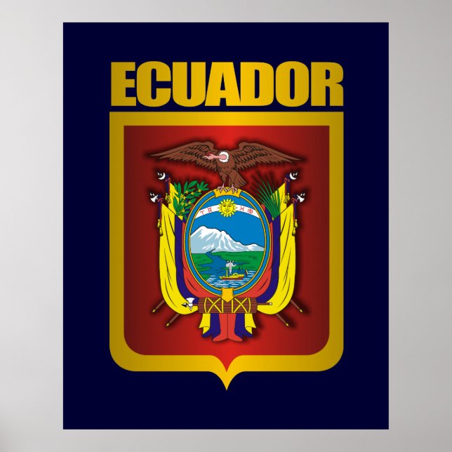 "Ecuador Gold" Poster (Vorne)