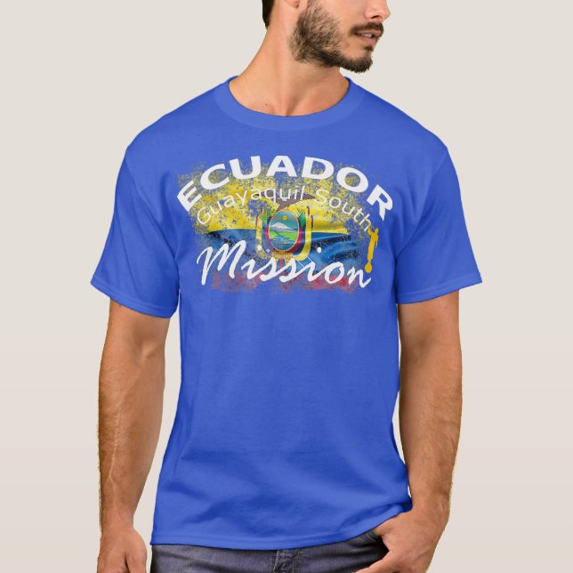 Ecuador Guayaquil South Mormon LDS Mission Geschen T-Shirt (Vorderseite)