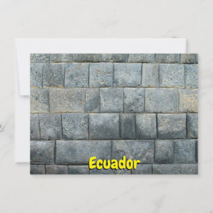 Ecuador Inca-Wandkarte