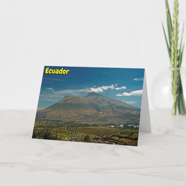 Ecuador Karte (Vorderseite)