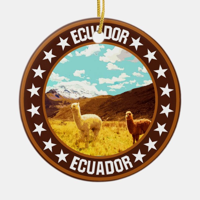 Ecuador Keramik Ornament (Vorne)