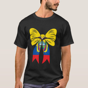 Ecuador Kokette Schleife Süß Zierlich Band Ecuador T-Shirt