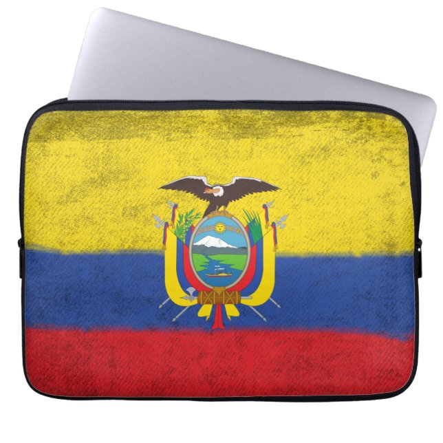 Ecuador Laptopschutzhülle (Vorderseite)