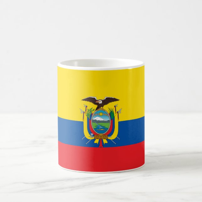Ecuador-Nationalflagge Kaffeetasse (Mittel)