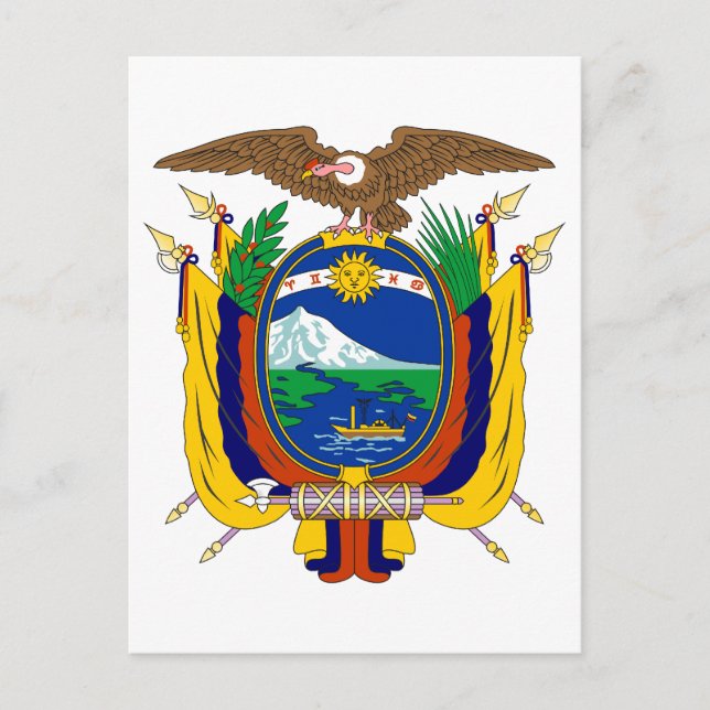 Ecuador Postkarte (Vorderseite)