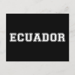 Ecuador Postkarte