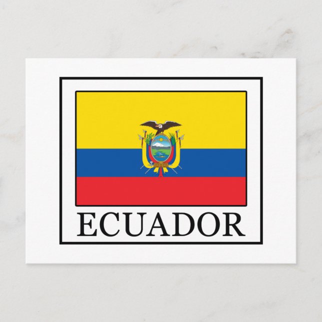 Ecuador Postkarte (Vorderseite)