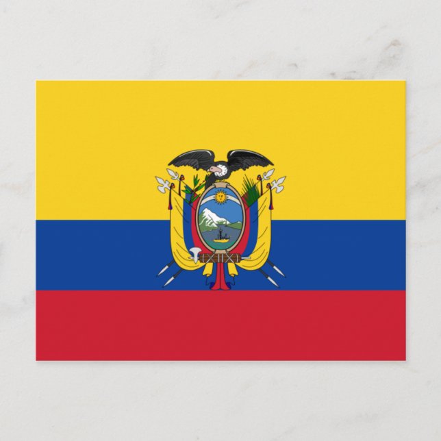 Ecuador Postkarte (Vorderseite)