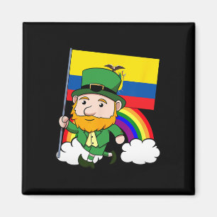Ecuador Proud Ecuadorian Flag St Patricks Day Lep Magnet