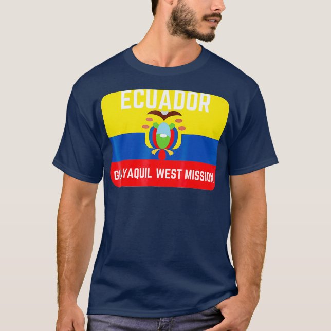 Ecuador Quayaquil West LDS Mormon Mission T-Shirt (Vorderseite)