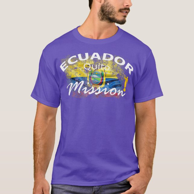 Ecuador Quito Mormon LDS Mission Missionsgeschenk T-Shirt (Vorderseite)