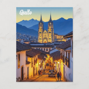 Ecuador Quito Reise Postkarte