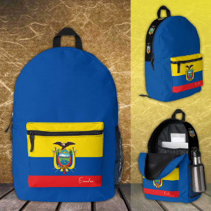 Ecuador, Rucksack, Ecuador Flag / patriotisch Bedruckter Rucksack