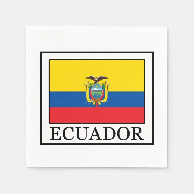 Ecuador Serviette (Vorderseite)