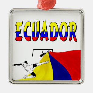 Ecuador Silbernes Ornament