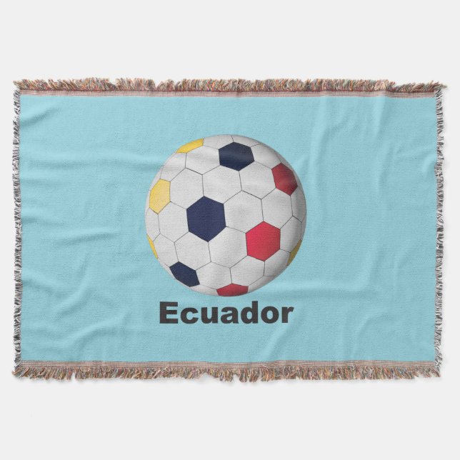 Ecuador Soccer Decke (Vorderseite)