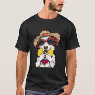 Ecuador Süßer Hund Sommer Sonnenbrille Ecuadoriani T-Shirt