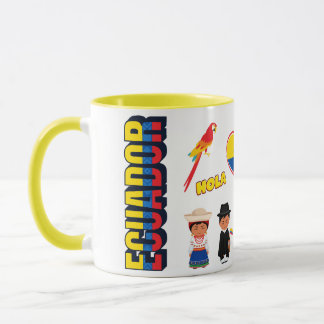 Ecuador Travel Mug Discove the Middle of the Wolrd Tasse