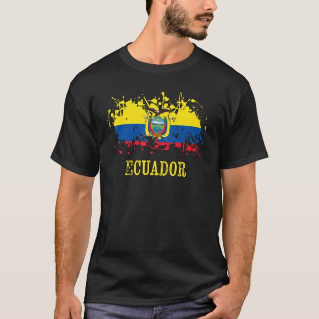 Ecuador und Ecuador T-Shirt (Vorderseite)