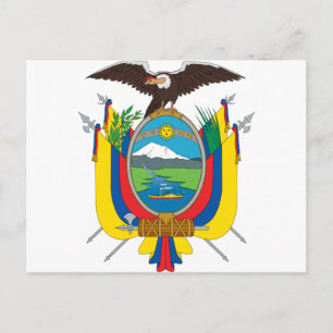 Ecuador-Wehrmantel Postkarte