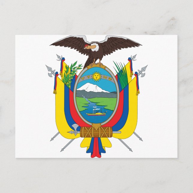 Ecuador-Wehrmantel Postkarte (Vorderseite)