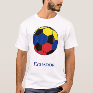 Ecuador-Weltmeisterschaft-Fußball-T - Shirt
