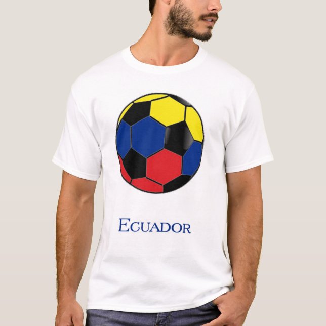 Ecuador-Weltmeisterschaft-Fußball-T - Shirt (Vorderseite)