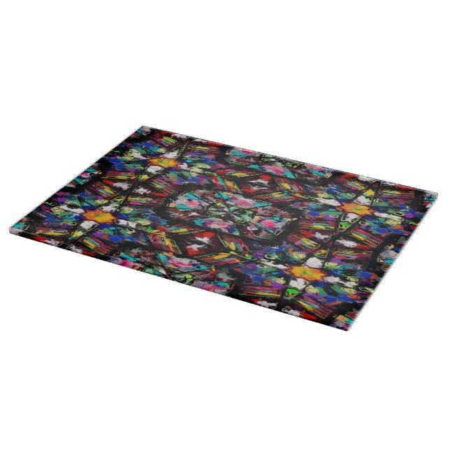 Ecuadorian-Hartglas Schneidebrett (Ecke)