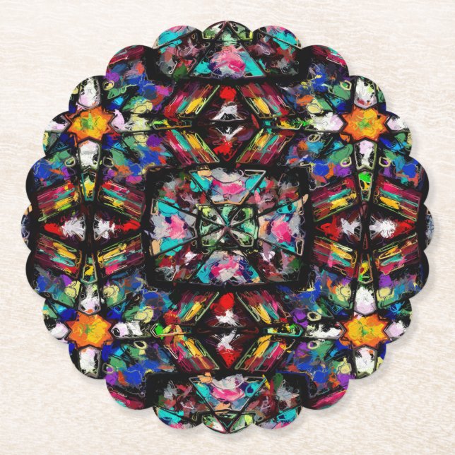 Ecuadorian-Hartglas Untersetzer (Vorderseite)