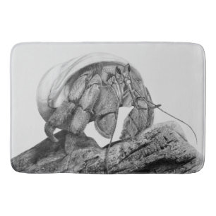 Ecuadorian Hermit Crab C. Compressus Rug Badematte