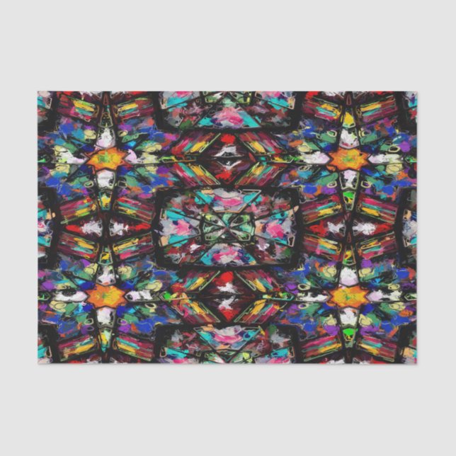 Ecuadorian Stain Glass Seidenpapier (Vorderseite)