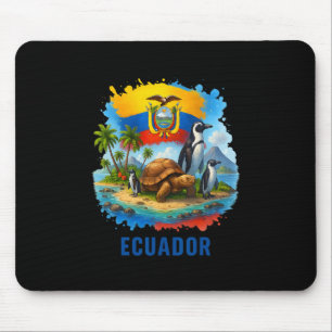 Ecuadorianische Flagge Ecuador Galapagos-Inseln Ur Mousepad