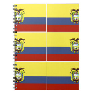 ecuadorianische Flagge Notizblock