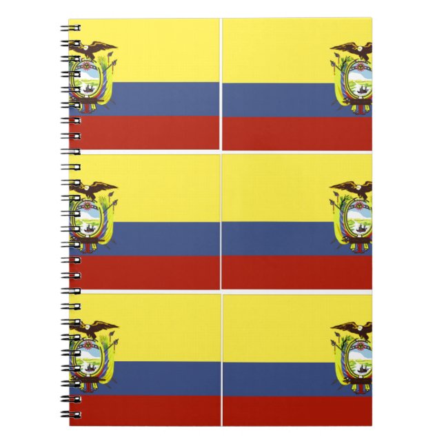 ecuadorianische Flagge Notizblock (Vorderseite)