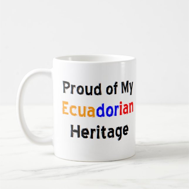 ecuadorianische Kaffee-Tasse Kaffeetasse (Links)