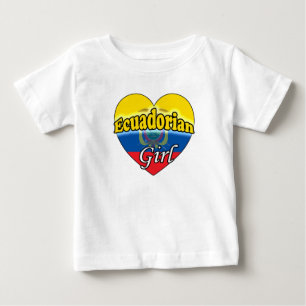 Ecuadorianisches Mädchen Baby T-shirt