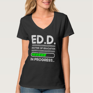Ed.D. Doktor der laufenden Bildung T-Shirt