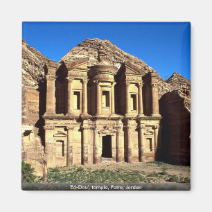 "Ed-Deu", Tempel, PETRA, Jordanien Magnet